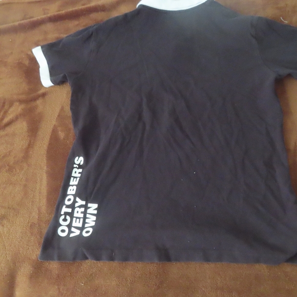 OVO October's Very Own Men’s Drake Owl 100% Cotton S/S Polo Shirt Black • M - Picture 4 of 7